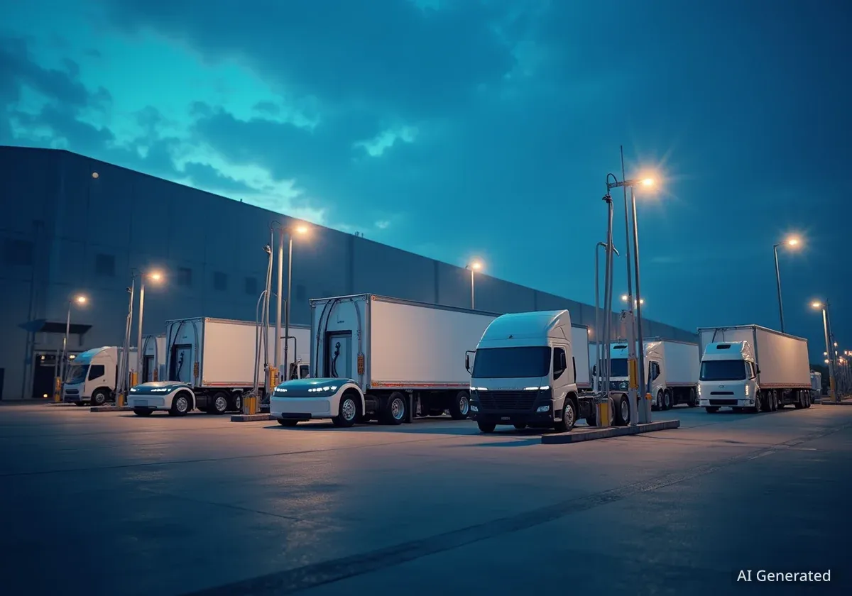 Electric Truck Charging Hubs Emerge as New Real Estate Asset