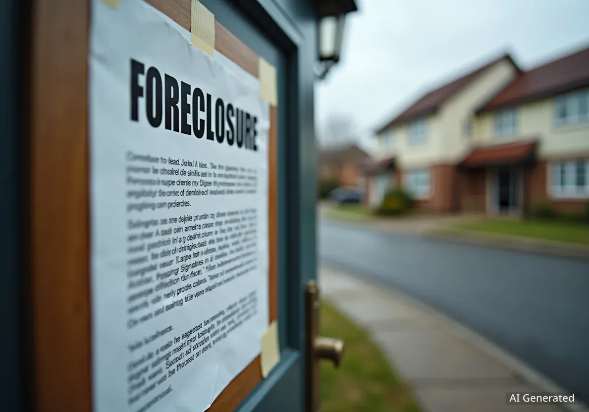 US Housing Market Faces Mixed Signals Amid Rising Foreclosures