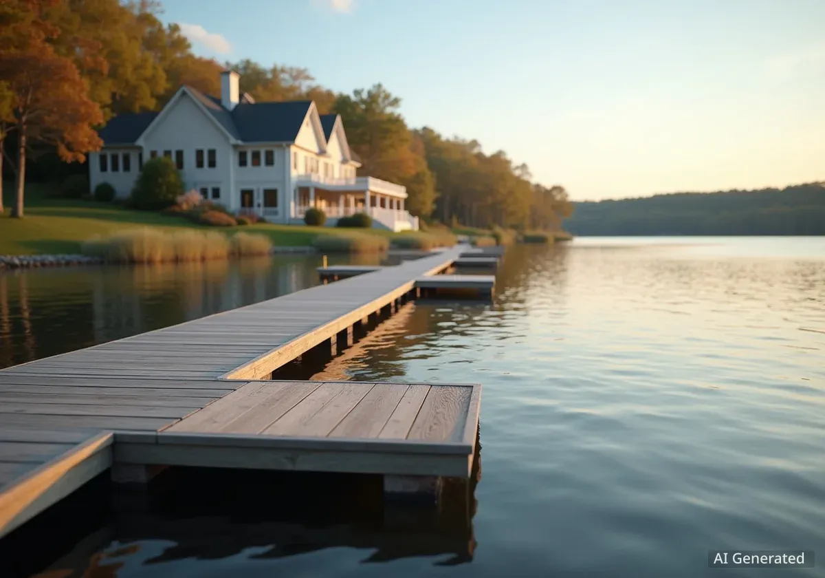 Sparta Lakefront Property with Private Dock Enters Market