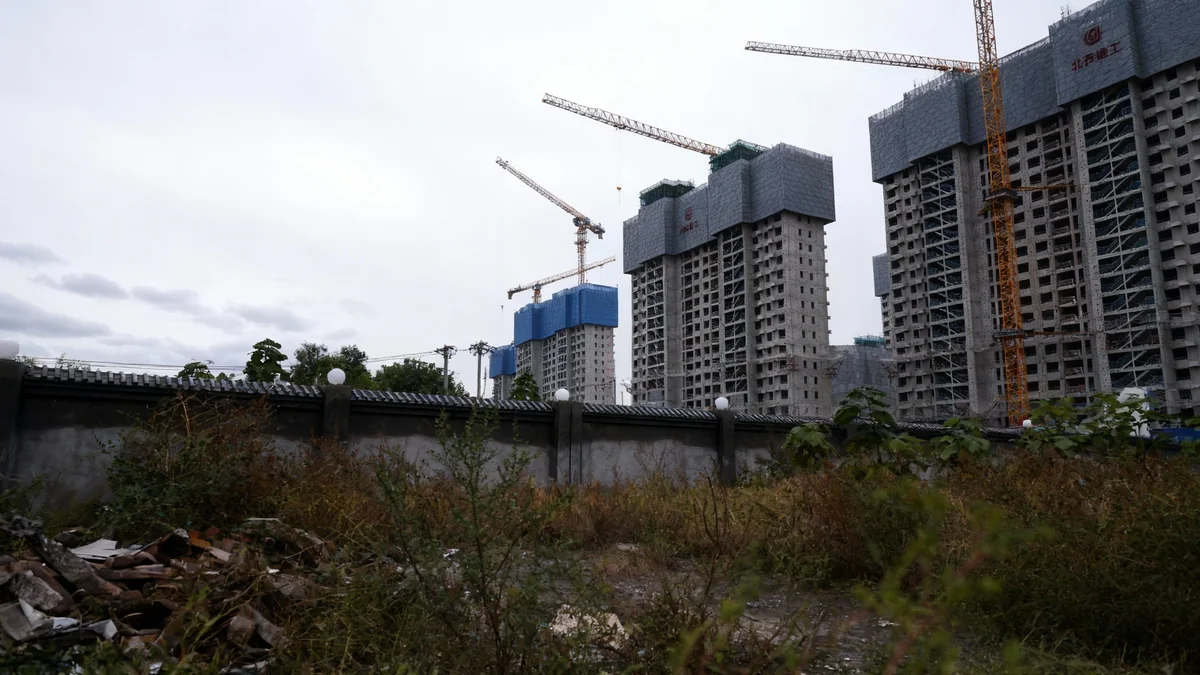 China's Home Prices Fall at Fastest Rate in Nearly a Year