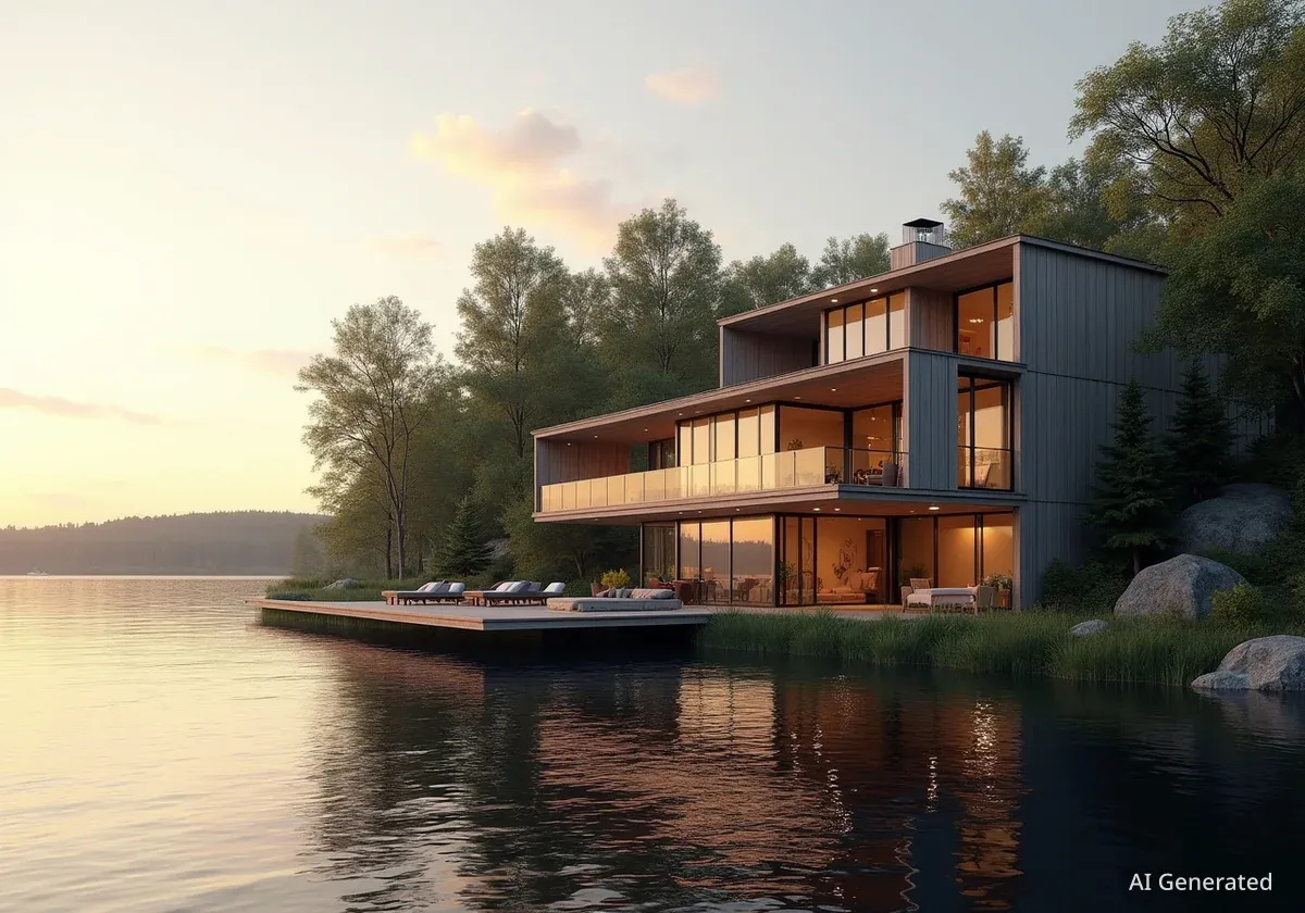 Ontario Cottage Reimagines Lakeside Living with Unique Design