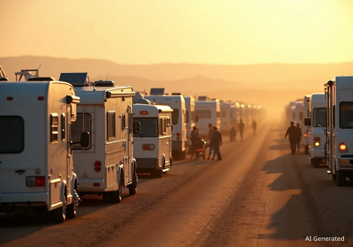 Housing Crisis Pushes More Americans Into Full-Time RV Living